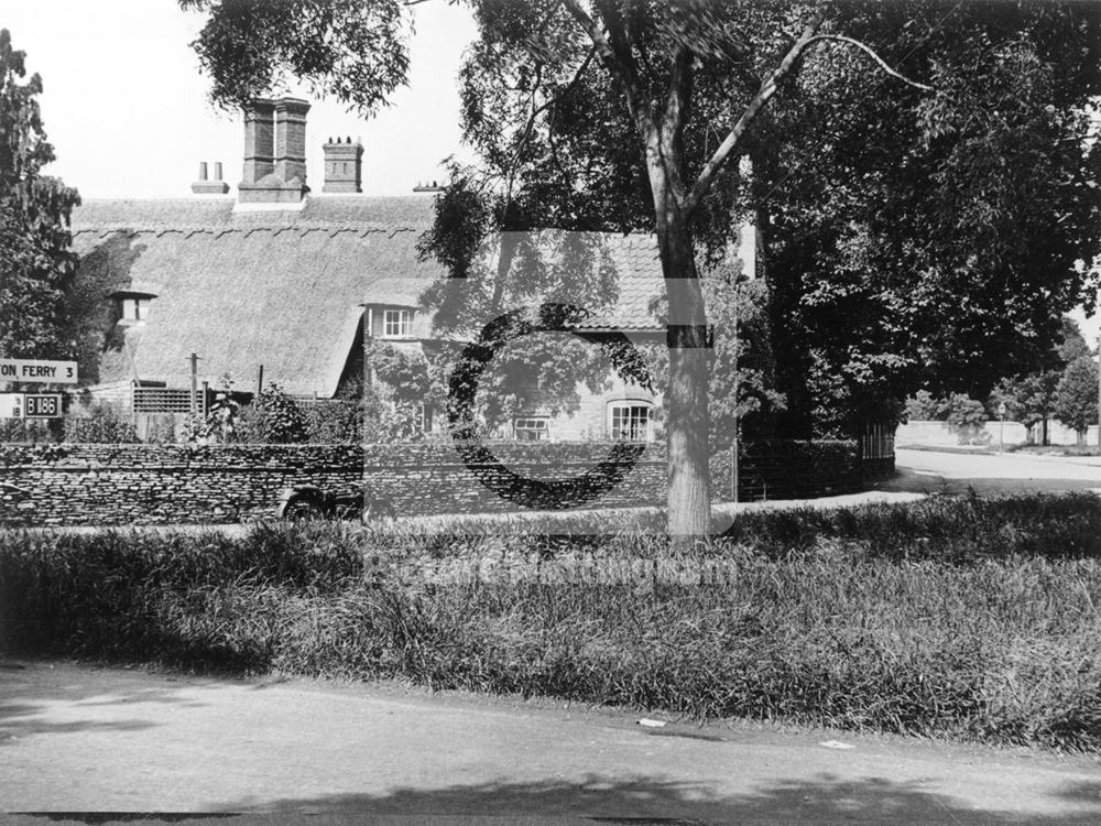 Thatched Cottage, The Green, Collingham, 1949