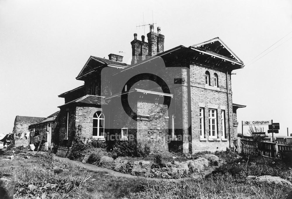 Railway Station and Level Crossing, Station Road, Collingham, 1979