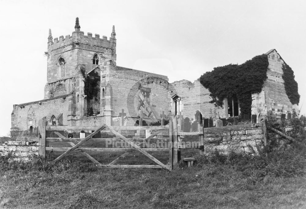 St. Mary's Churchyard, off New Road, Colston Bassett, 1977