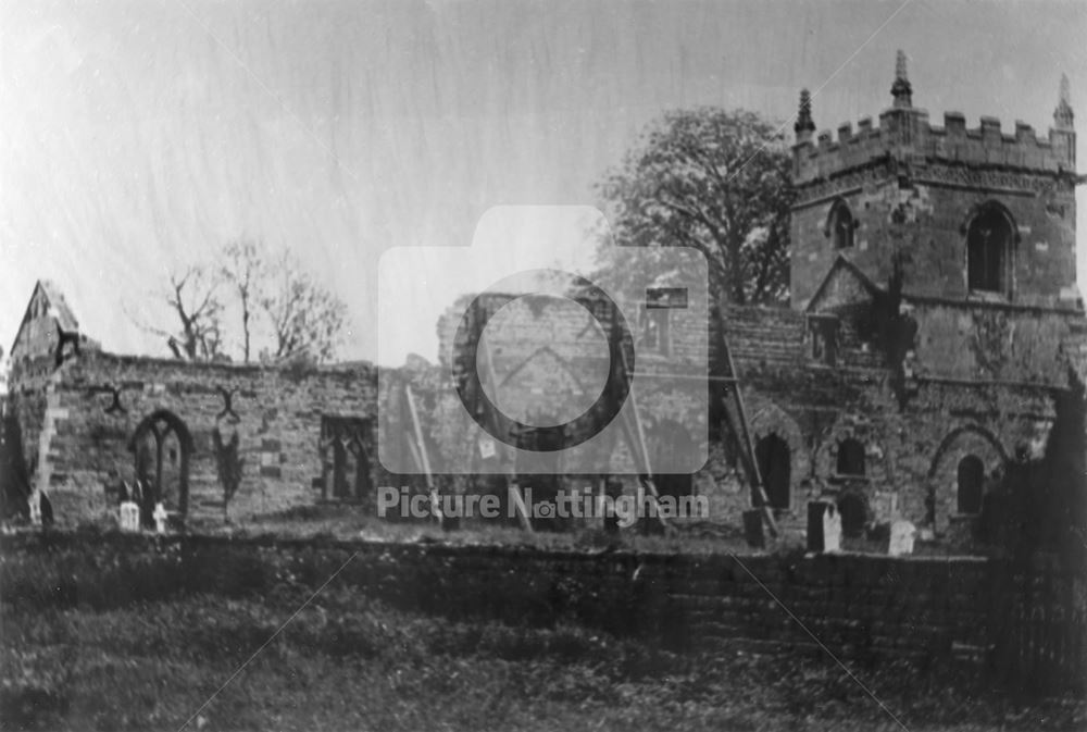 St. Mary's Churchyard, off New Road, Colston Bassett, c 1960s ?