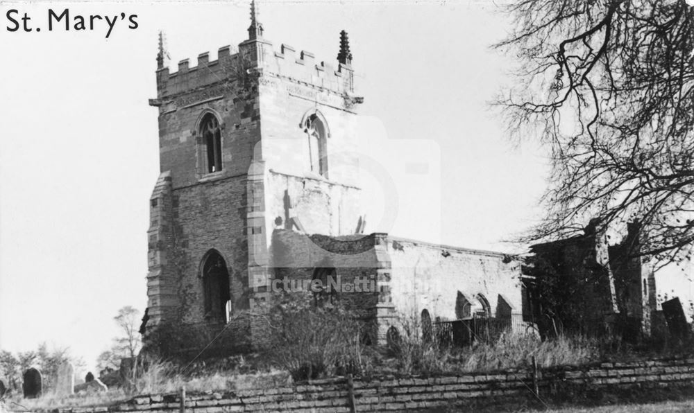 St. Mary's Churchyard, off New Road, Colston Bassett, 1978