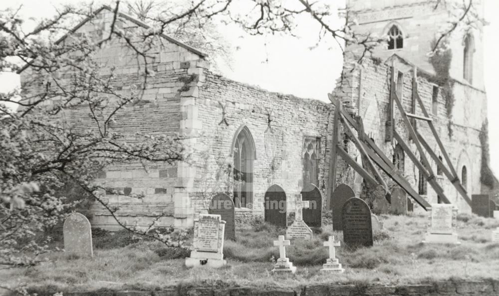 St. Mary's Church, off New Road, Colston Bassett, c 1950s ?