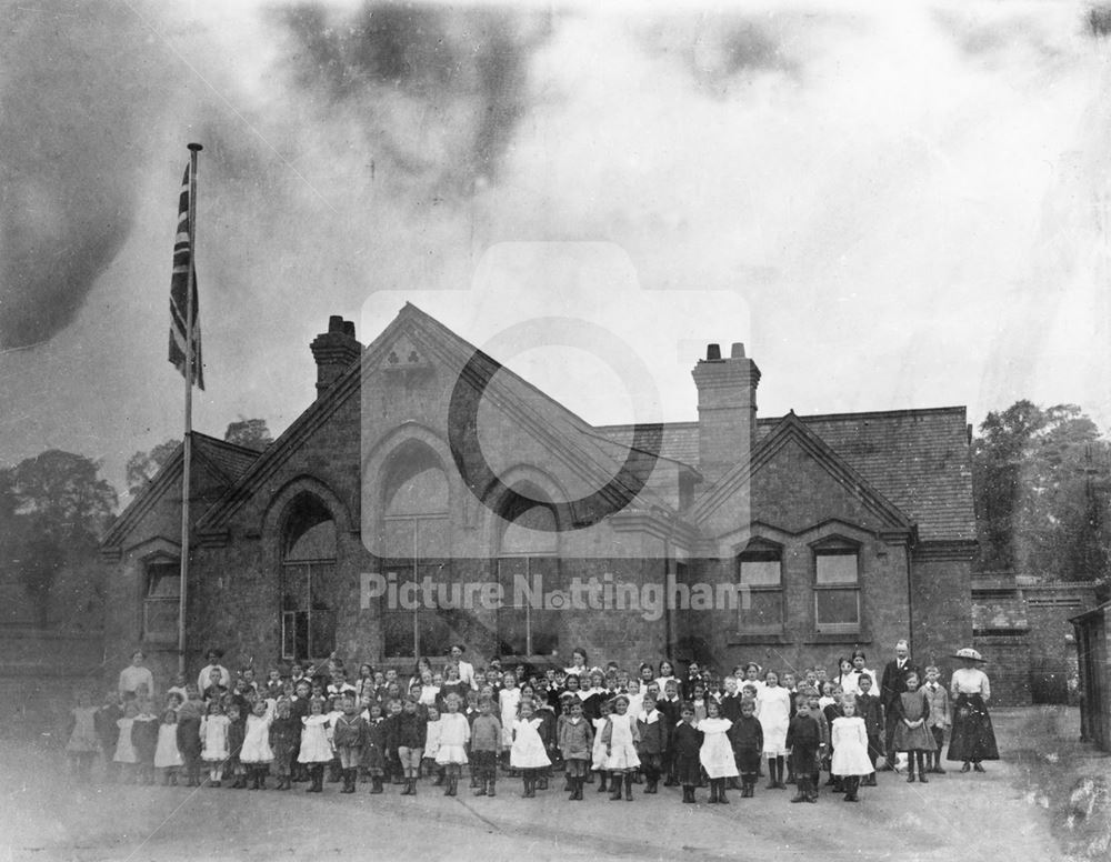 Empire Day, St Johns School, Vale Road, Colwick, Nottingham, 1914