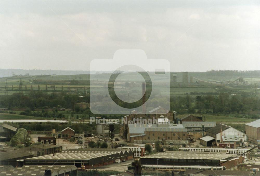 Colwick Industrial Estate from Oakdale Road, Colwick, Nottingham, 1986