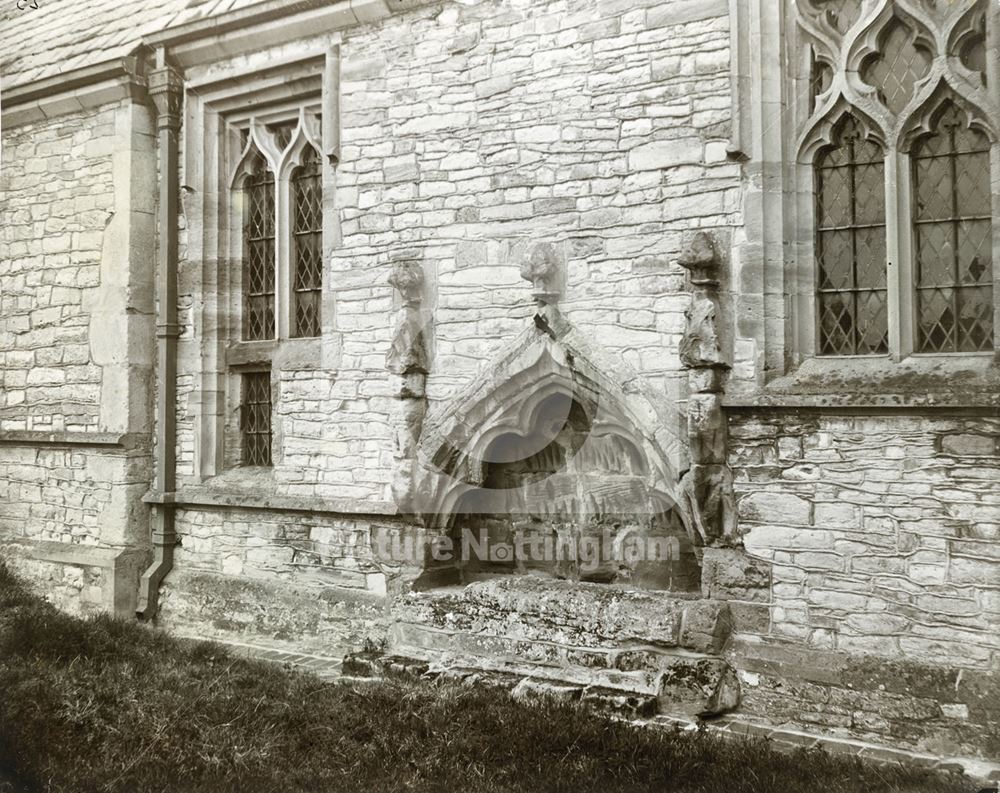 Exterior of St Giles Church, Church Lane, Costock, c 1940s ?