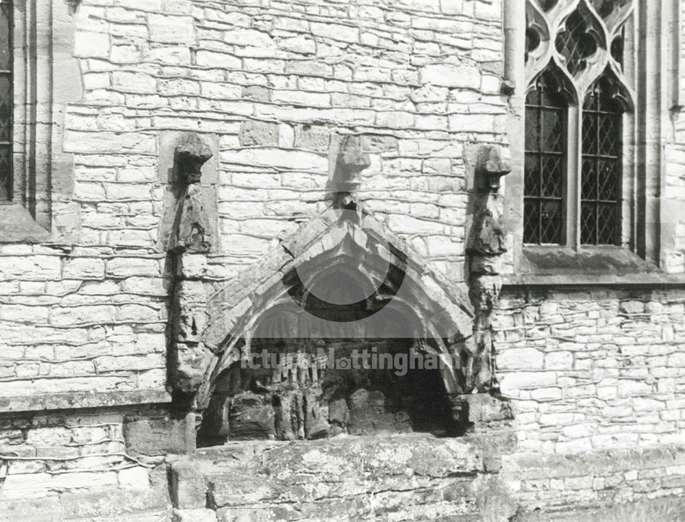 Exterior of St Giles Church, Church Lane, Costock, c 1940s ?