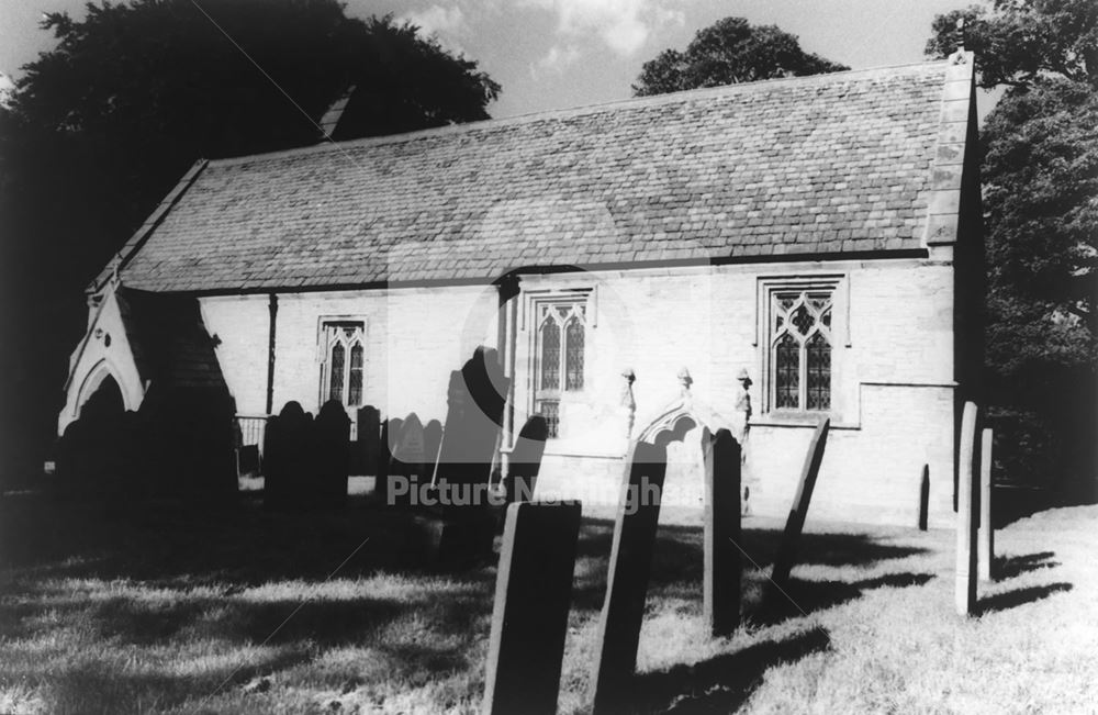 Exterior of St Giles Church, Church Lane, Costock, 1994-95