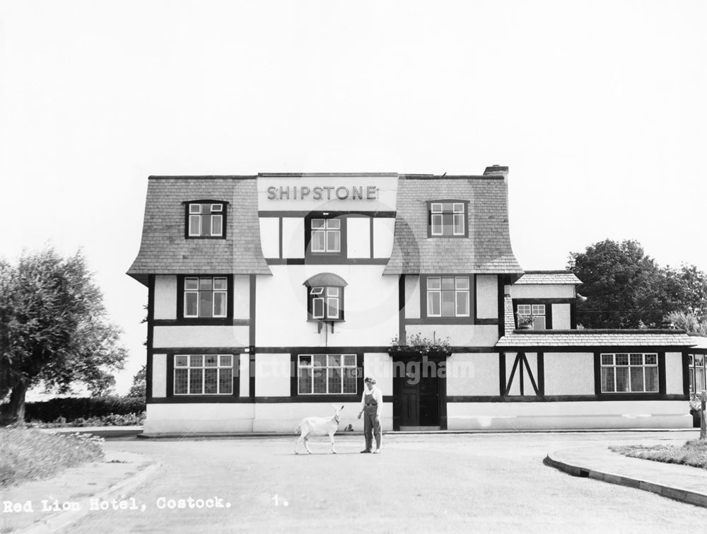 Red Lion Hotel, Old Main Road, Costock, c 1950s ?