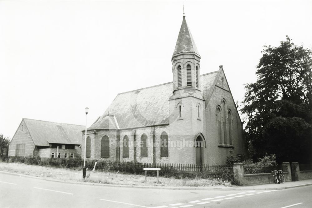 St. Lawrence's Methodist Church, Bingham Road, Cotgrave, 1976