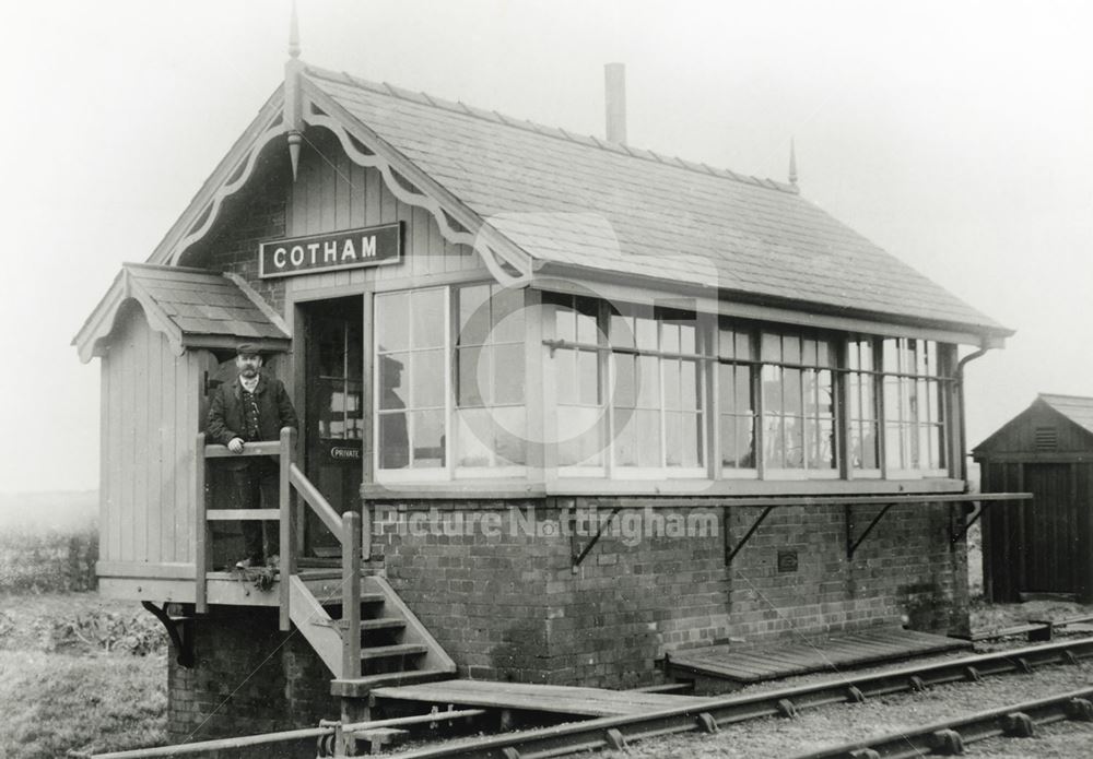 Signal Box,Cotham, c 1900s