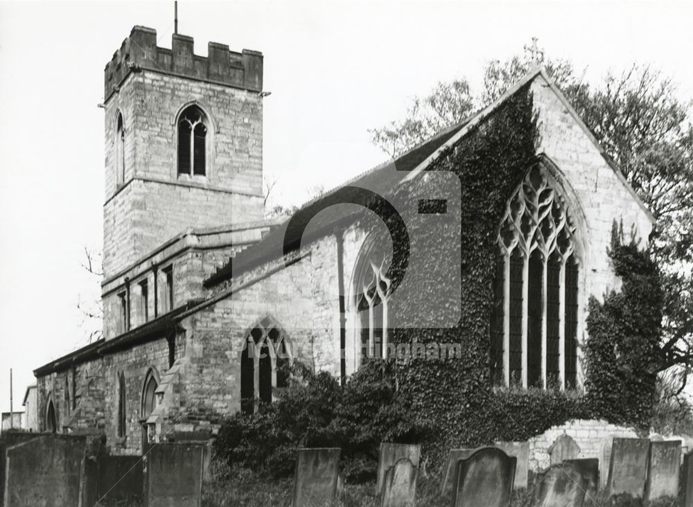 St Giles' Church, Main Street, Cromwell, c 1949