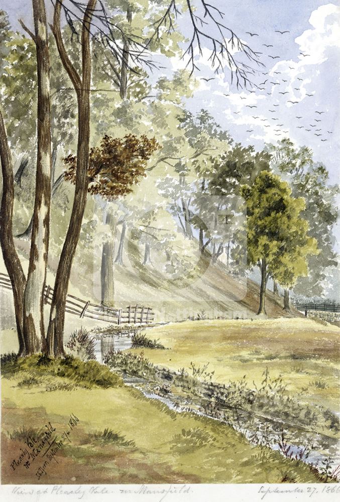 Pleasley Vale by Joseph Seddon-Tyrer, 1866