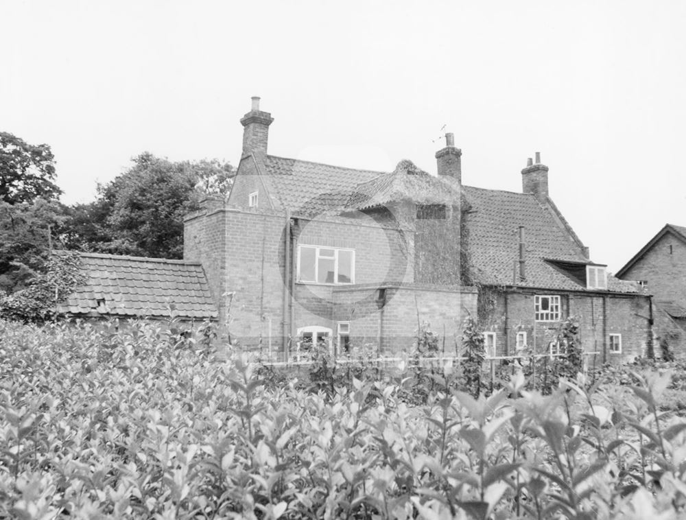 Rear View of Becket's Cottages, Ollerton Road, Kelham, 1979