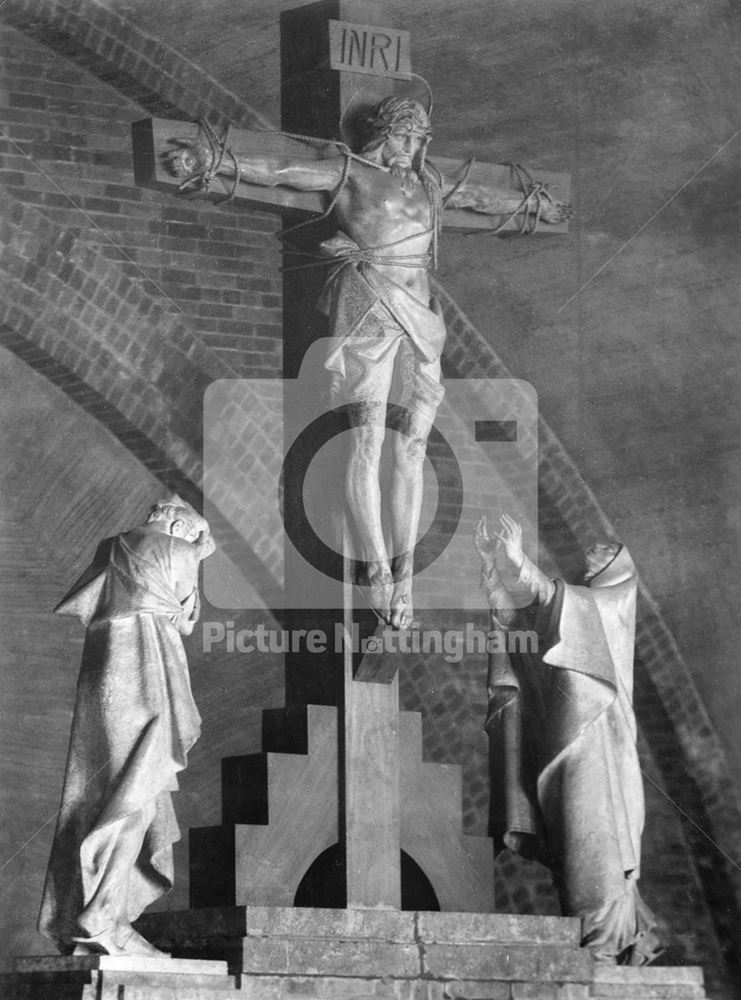 Altar, Domed Chapel at Kelham Hall, Kelham, c1968