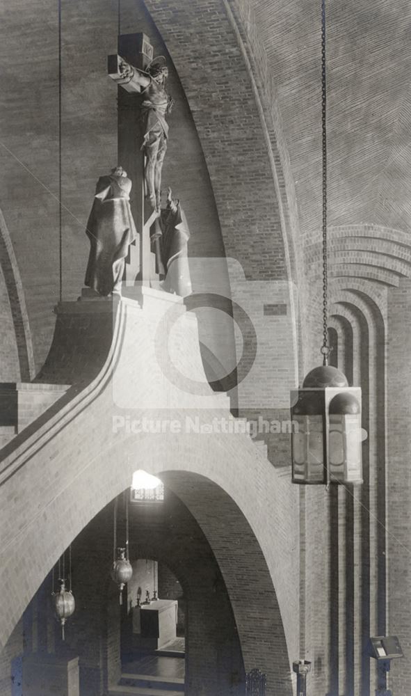 Interior of Domed Chapel at Kelham Hall, Kelham, c1968