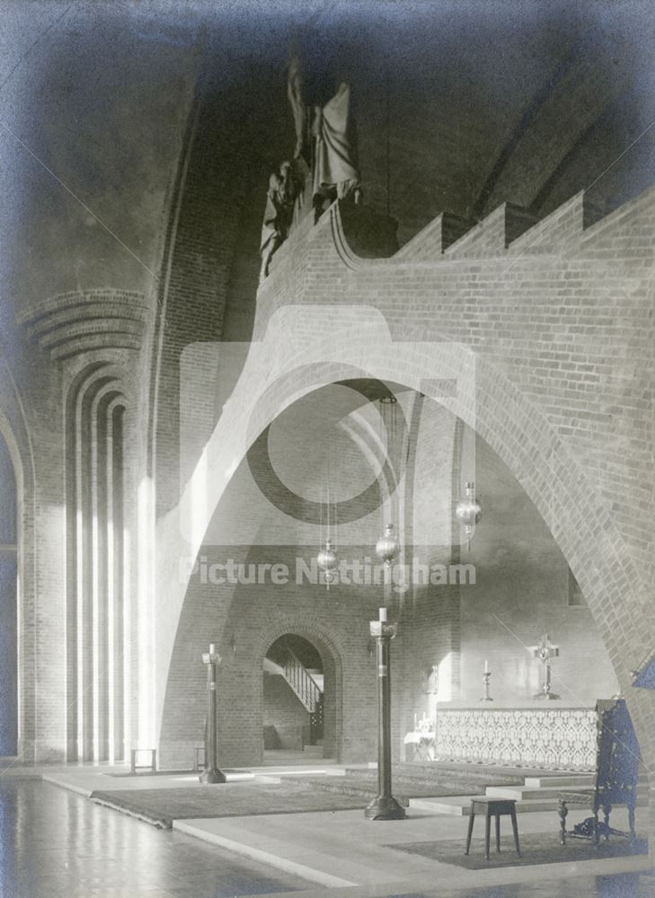 Interior of Domed Chapel at Kelham Hall, Kelham, c1968