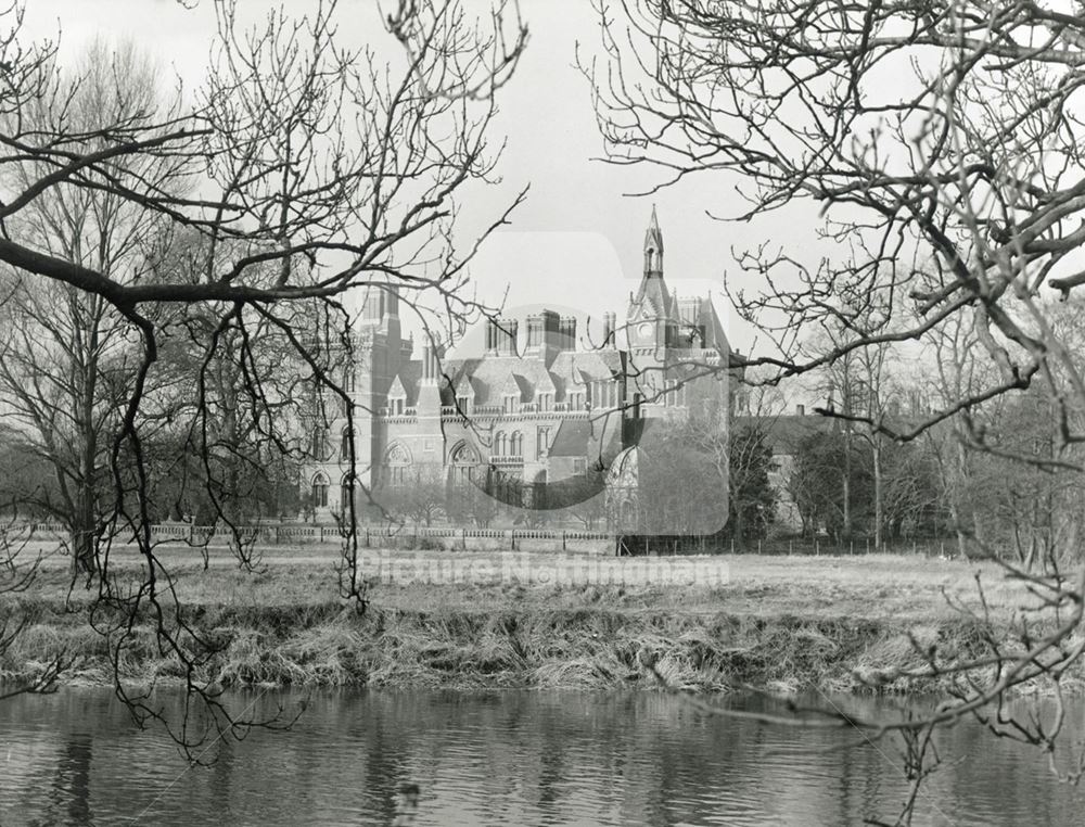 Kelham Hall from River Trent, Kelham, 1973