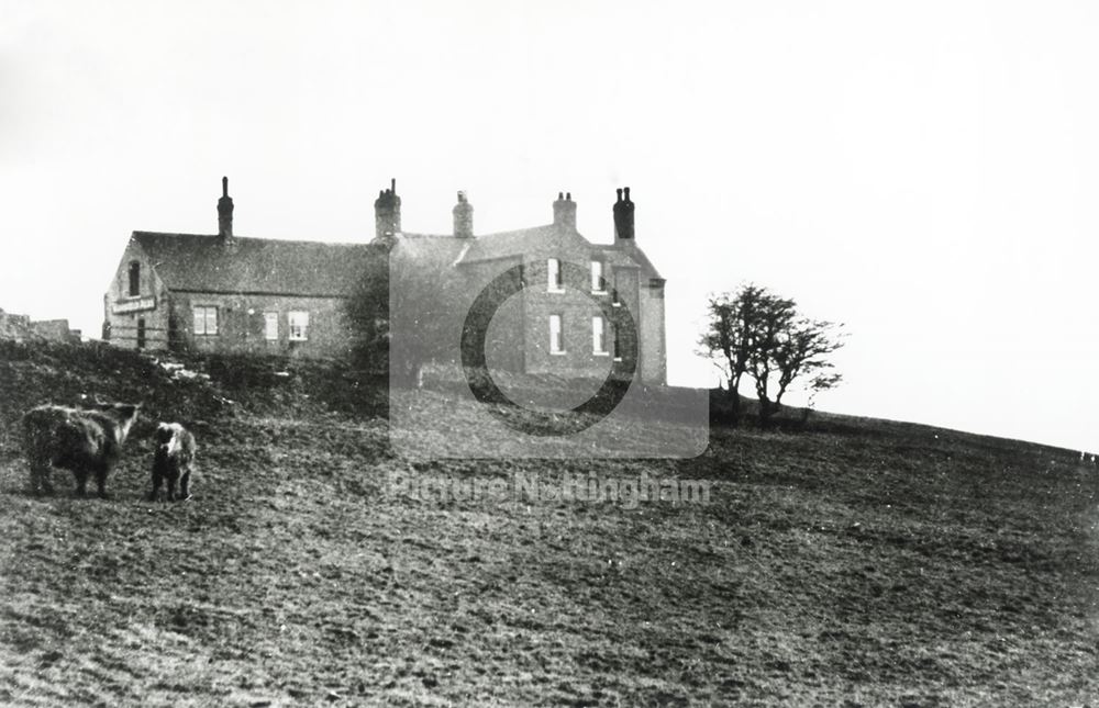 Old Black Hall Inn, Kirkby Woodhouse, c 1900s ?