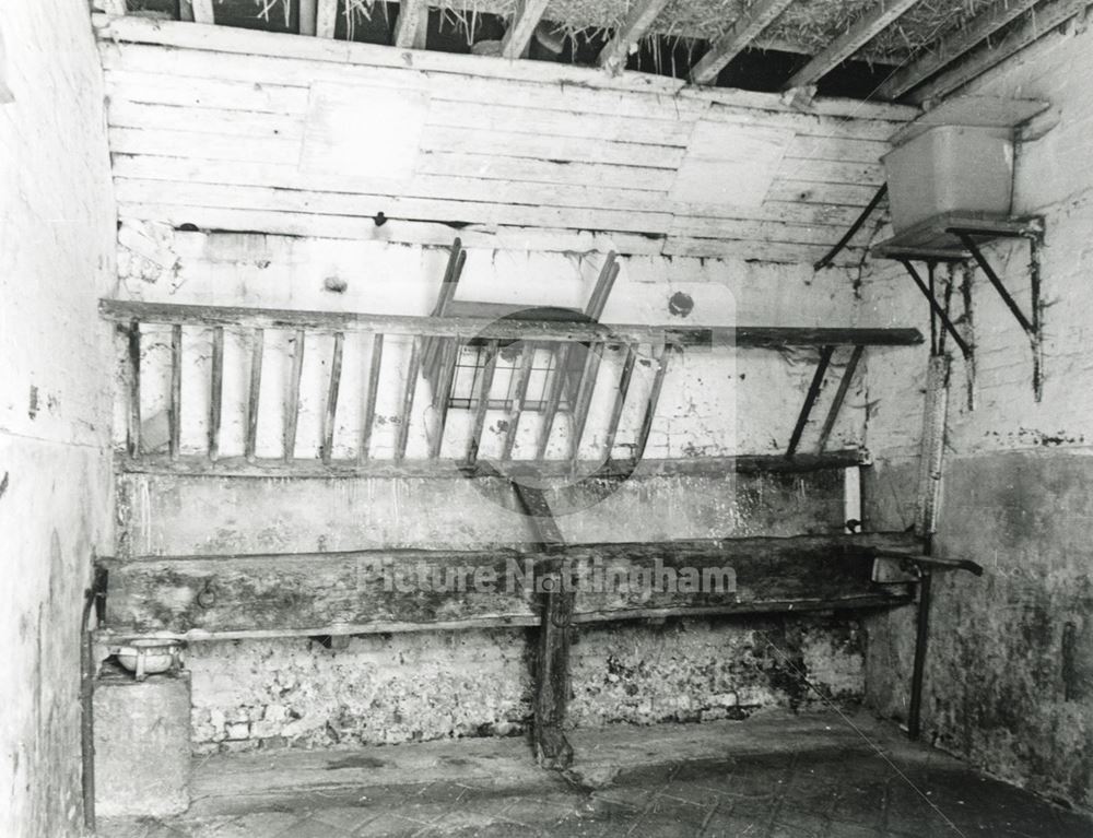 Stable Interior, Hills Farm, Kneeton, 1978