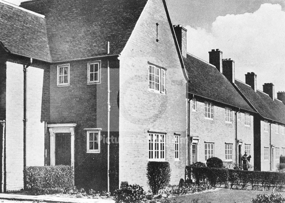 Miner's Houses, Mansfield Road, Clipstone, c 1920 ?