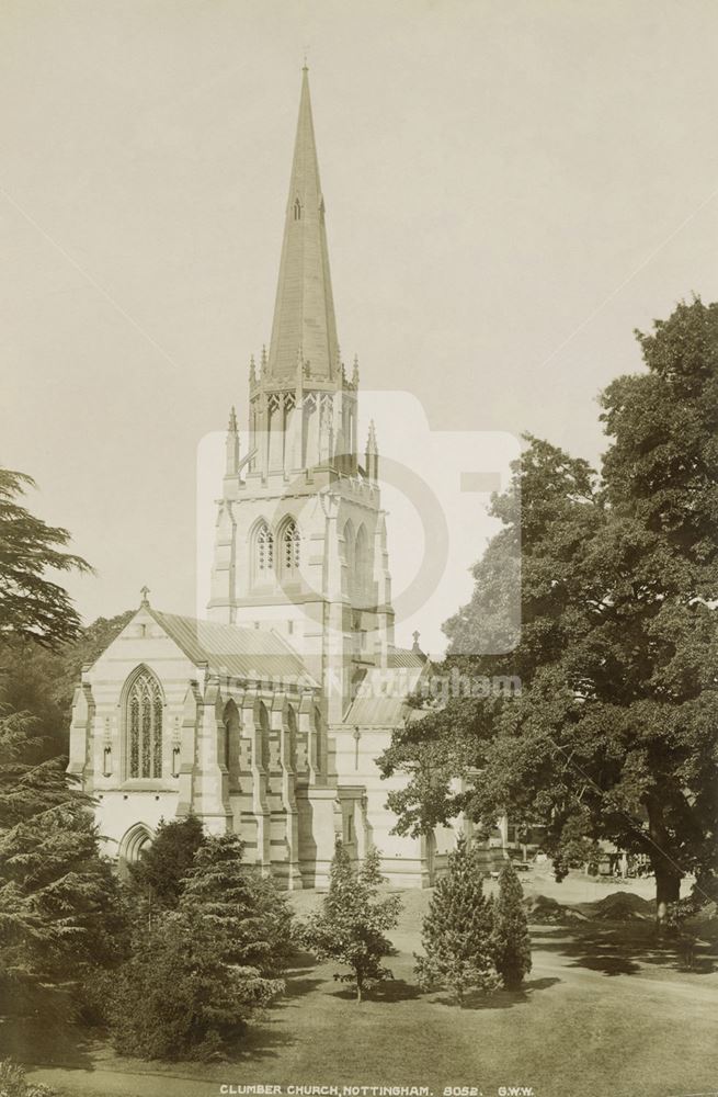 Clumber Church, Clumber Park, c 1950