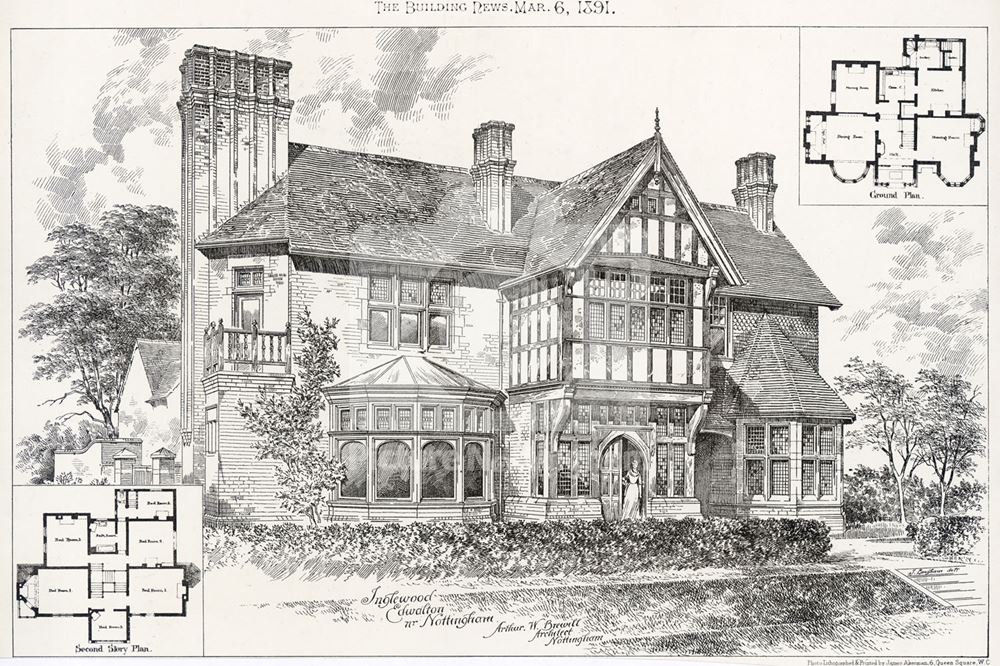 Inglewood, Melton Road, Edwalton, 1891