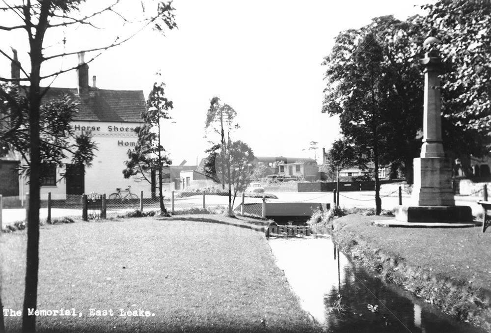 War Memorial, Brookside, East Leake, c 1955