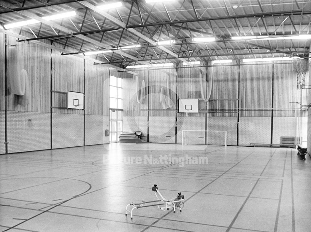 Sports Hall, Harry Carlton Comprehensive School, Lantern Lane, East Leake, c 1968