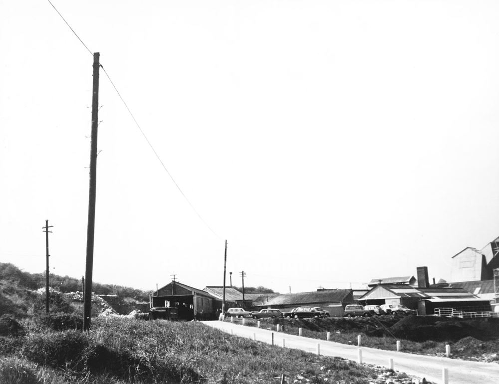 British Plasterboard Works, East Leake, c 1975