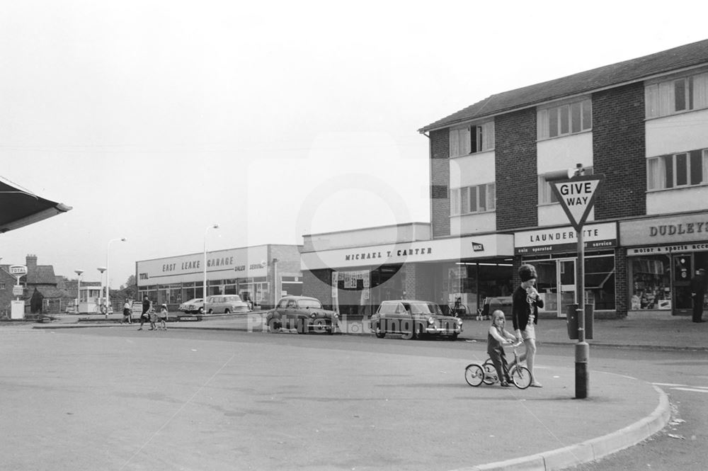 Junction of Gotham Road and Main Street, East Leake, 1969-70