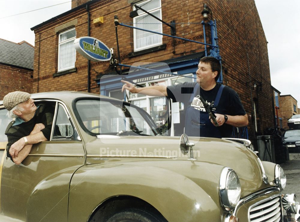 Johnson's Garage, Main Street, East Leake, c 1994