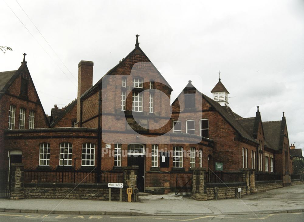 Beauvale Board School, Mill Road, Eastwood, c 1985