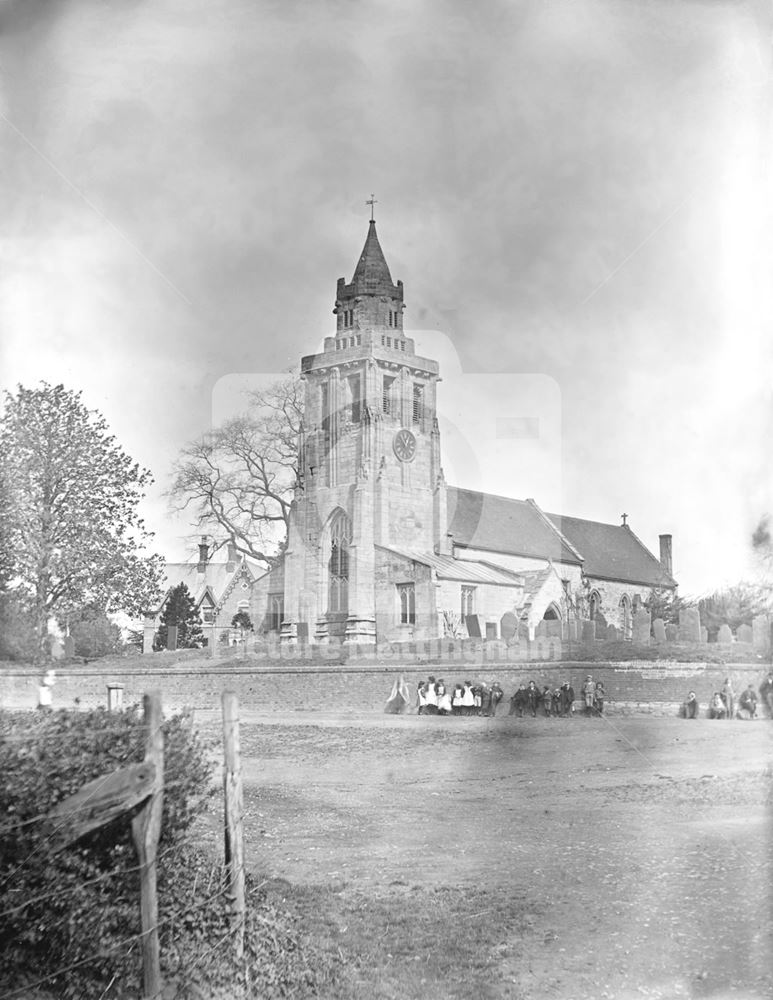 St Mary Magdalene Church, Nottingham Road, Keyworth, c 1890