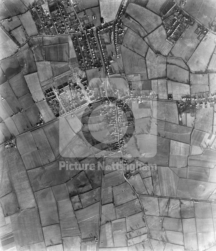 Aerial View of Keyworth, 1954