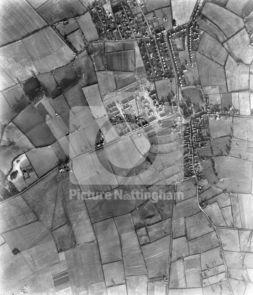 Aerial View of Keyworth, 1954