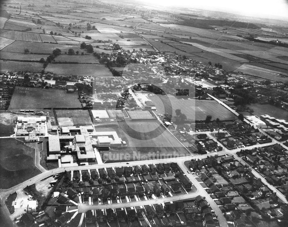 Aerial View of Keyworth, 1972