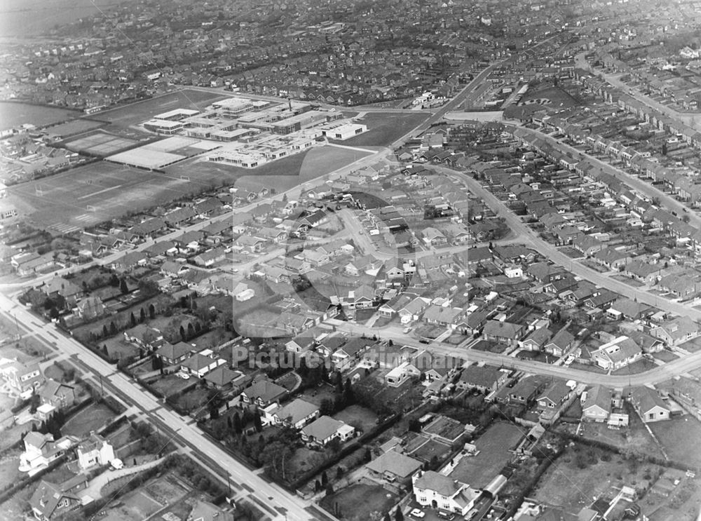 Aerial View of Keyworth, 1978