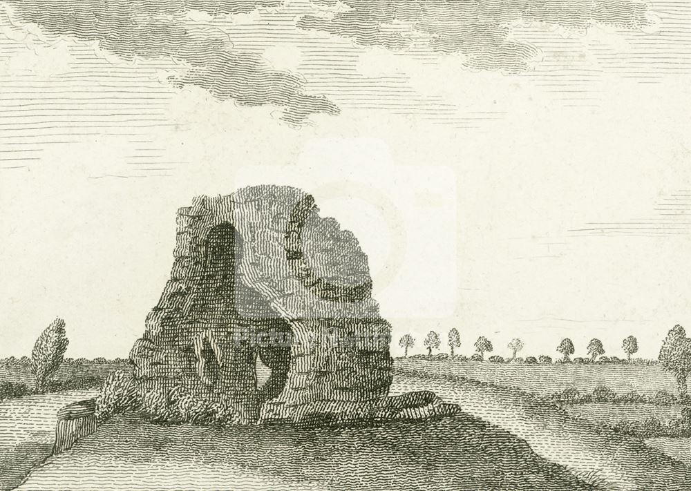 Blidworth Rock, Blidworth, c 1792