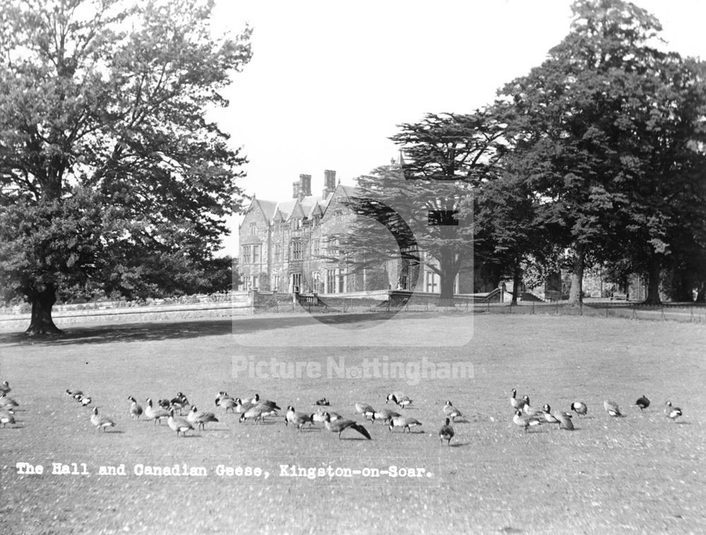 Kingston Hall, Kingston on Soar, c 1970 ?