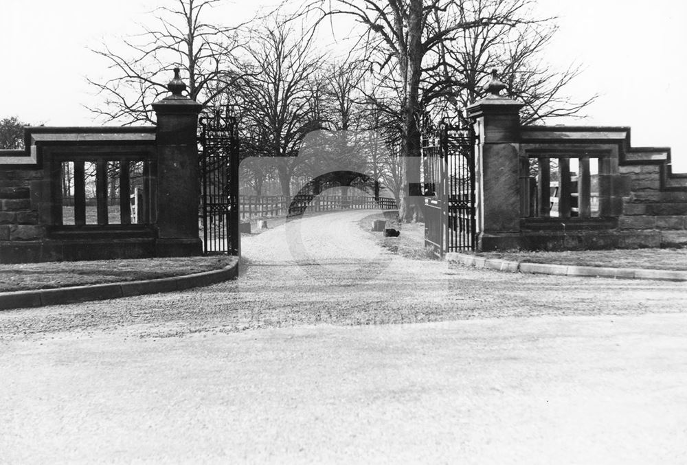 Kingston Hall East Gateway, Kingston on Soar, 1978