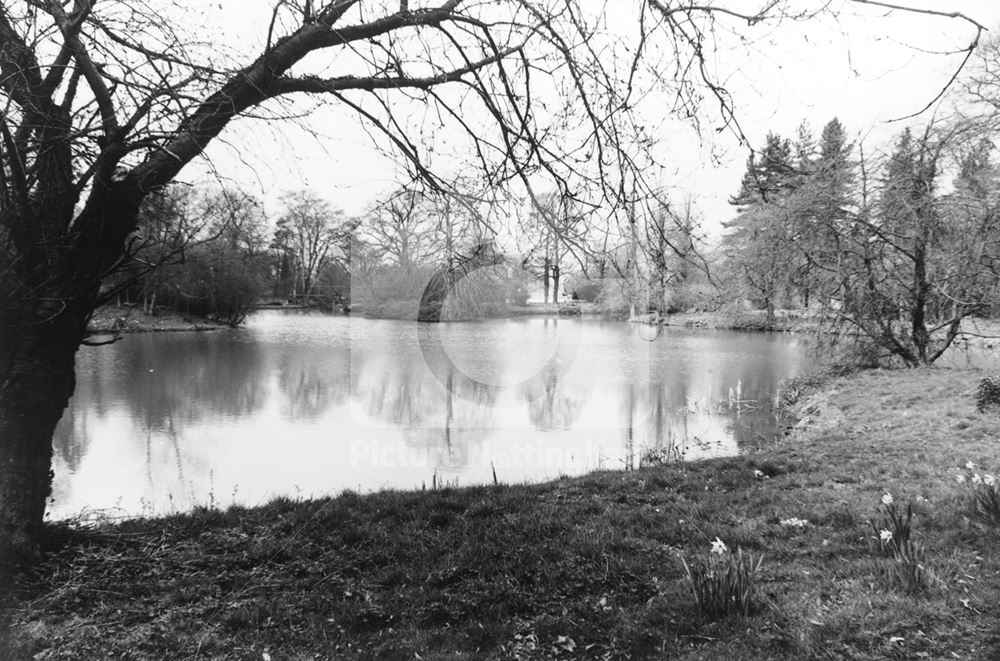 Kingston Hall Lake, Kingston on Soar, 1978