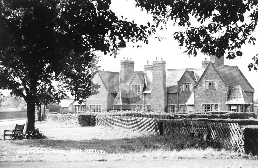 Village Housing and Post Office, Kingston on Soar, c 1950