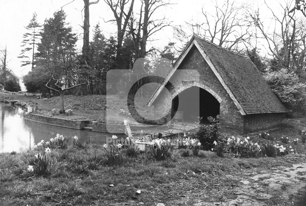 Boat House, Kingston Hall, Kingston on Soar, 1978