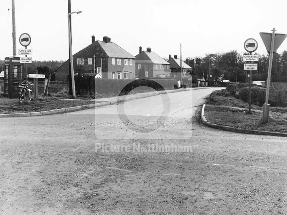 West Leake Lane, Kingston on Soar, 1978