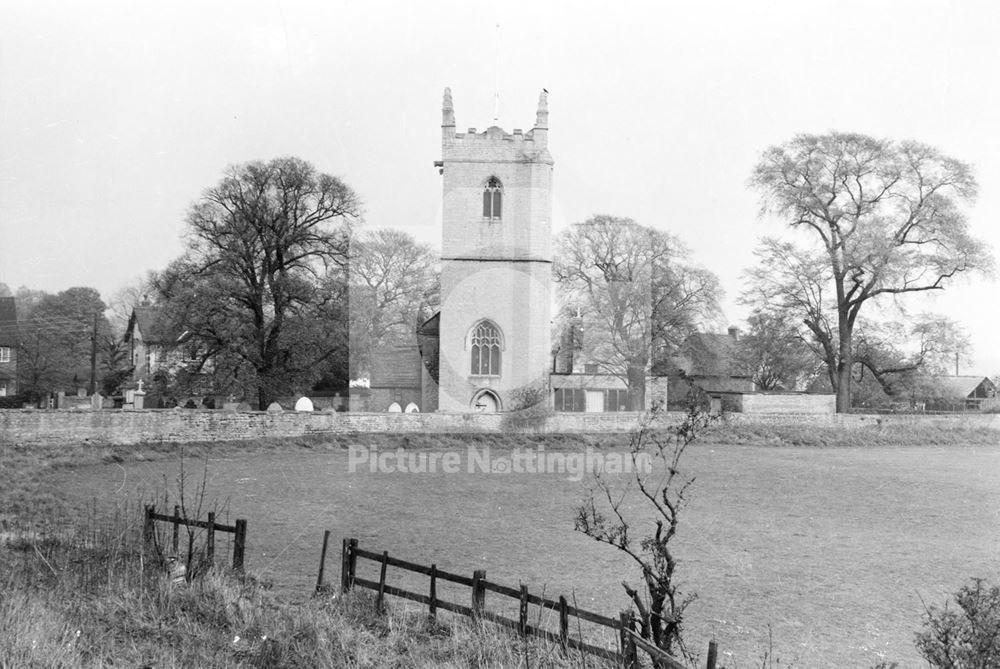 St Michael and All Angels Church, Church Lane, Linby, c 1960