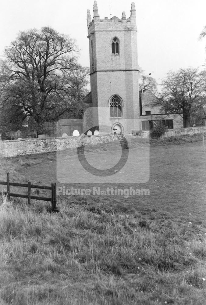 St Michael and All Angels Church, Church Lane, Linby, c 1960