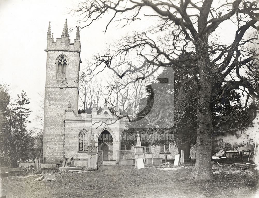 St James' Church, Papplewick, c 1897