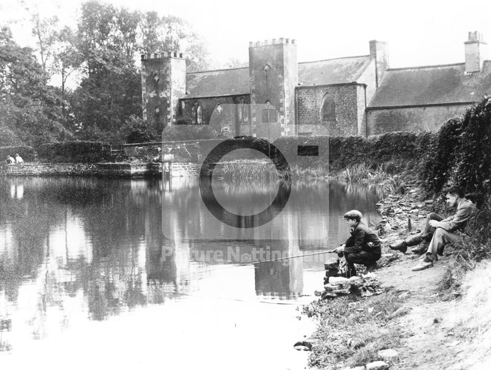 Castle Mill and Dam, Papplewick, c 1940 ?