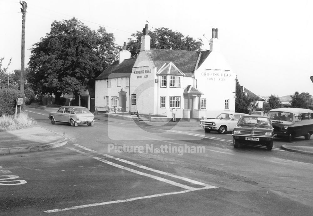 Griffin's Head Public House, Main Street, Papplewick, 1975