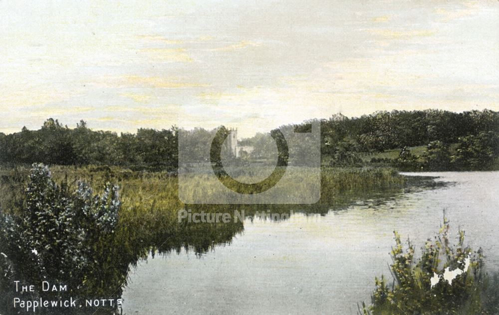 The Dam, Papplewick, 1908